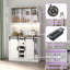 Garde-manger 72 "avec tablette pour micro-ondes