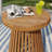Outdoor Solid Wood Side Table-673740754