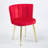 Modern dining chair set of 2 with iron tube legs-756516430