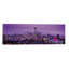 Cityscape panoramique avec horizon panoramique seattle, reproduction de photo sur toile en mauve-165722673-222063077