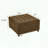 Square Storage Ottoman with Tufted Design and Nailhead Trim-1530375660
