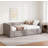 Upholstered Extendable Daybed Frame with Trundle-1796438509