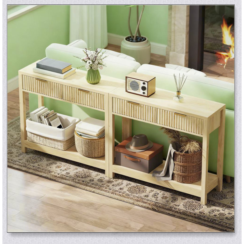 Narrow Entryway Table 35" Console Table
