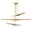 Concorde Chandelier (Natural Brass)