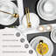 Brandine Piece Handmade Porcelain China Dinnerware Set - Service for 6