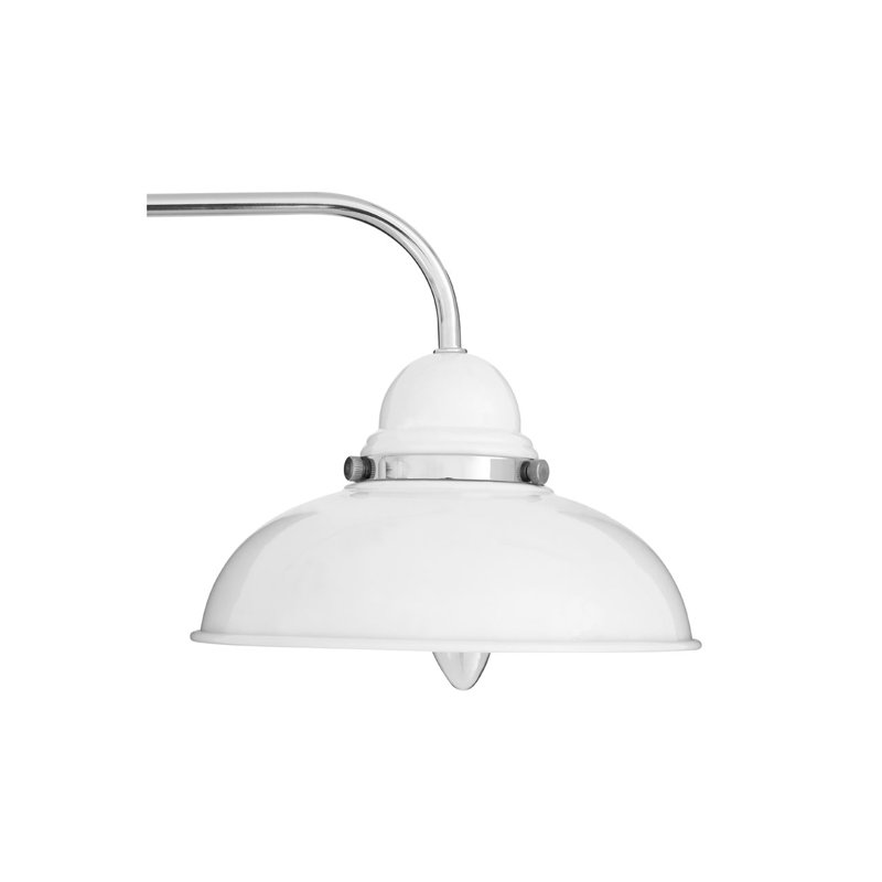 Rodrigo 3 - Light Silver Kitchen Island Pendant, White