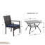 4 - Person Patio Dining Set with , Cushions Included-1607121655