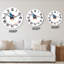 Horloge murale peinte Medusa on White I-1998459762