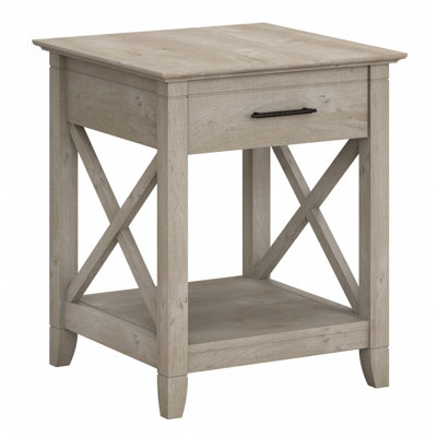 Table de bout avec rangement Naithen