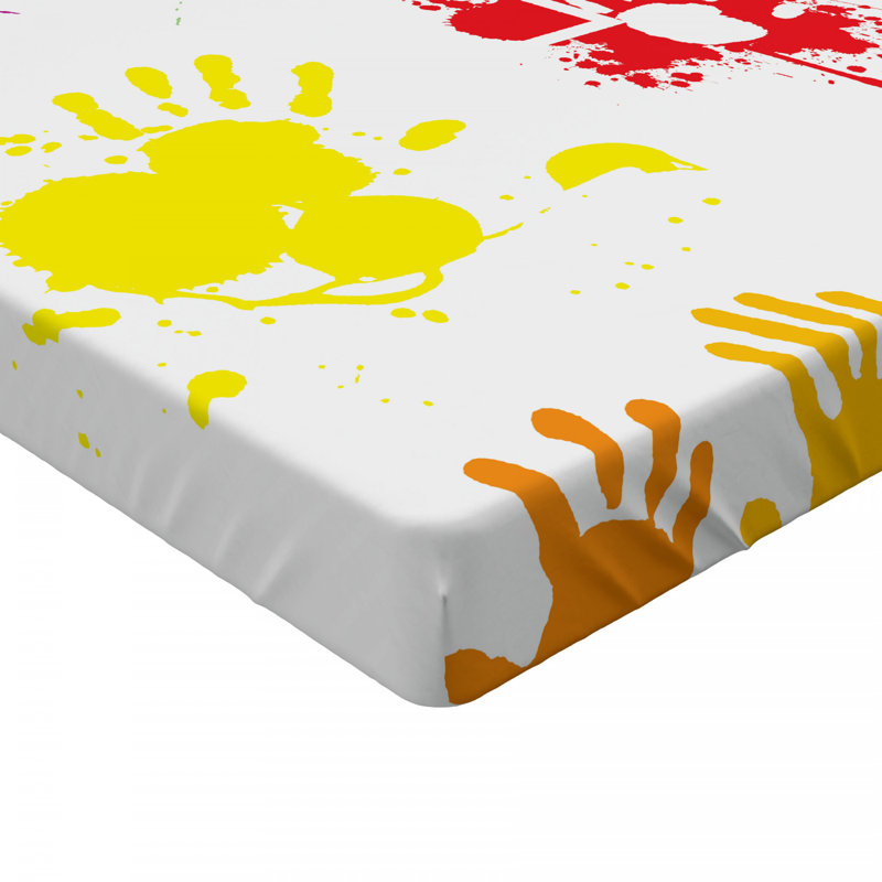 Graffiti Microfiber Fitted Sheet, Full Fitted Sheet