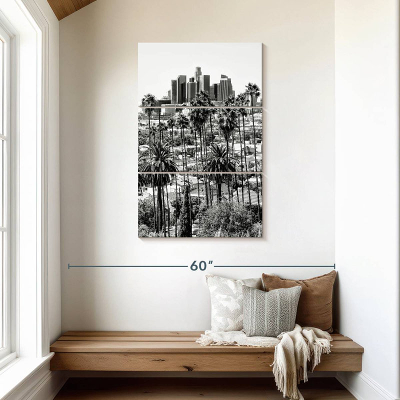 Noir Sirecc, Californie, LA, H 45 po x l 28 po