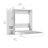 Maile High-Gloss Scratch-Resistant Murphy Bed and Storage Cabinet with Door and Pull-Out Shelf-100676306