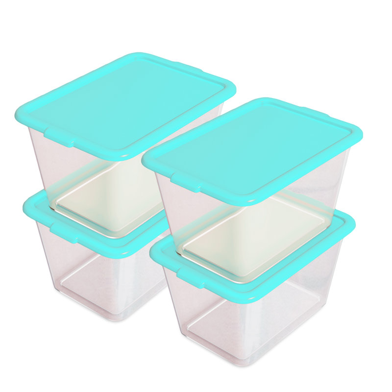 Ensemble de fourre-tout en plastique Simplykleen, Bleu clair