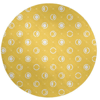 Chenille Geometric Indoor Rug