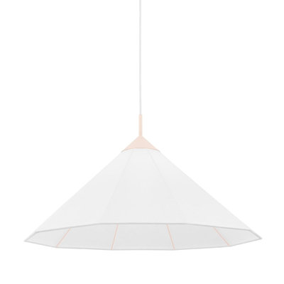 Luminaire suspendu conique à 1 lumière