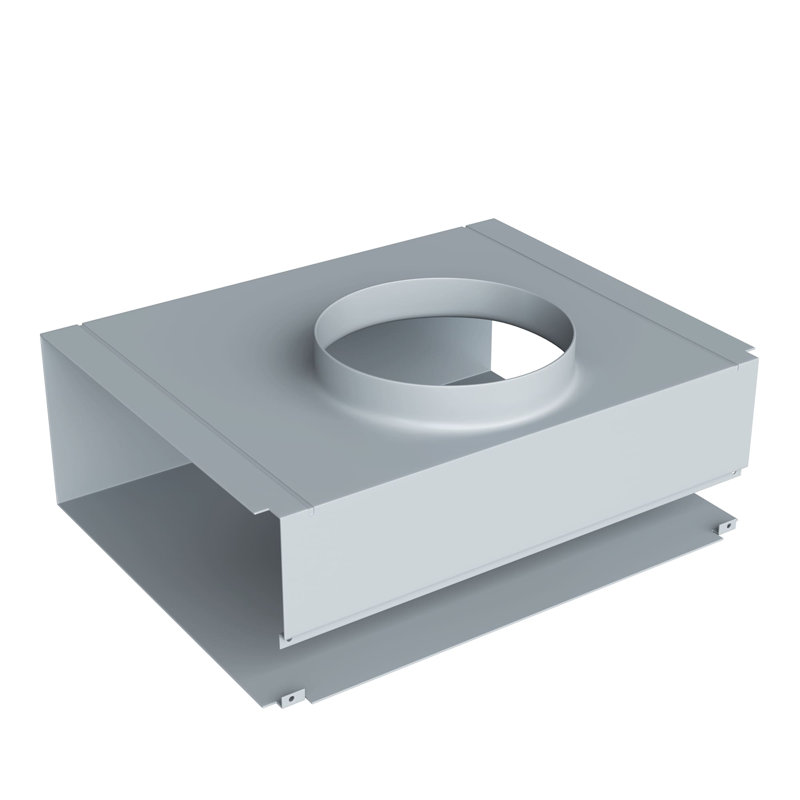 Wall Mount Recirculation Deflector for 6 Inch Ducting