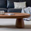 Table basse rétro et niche en bois