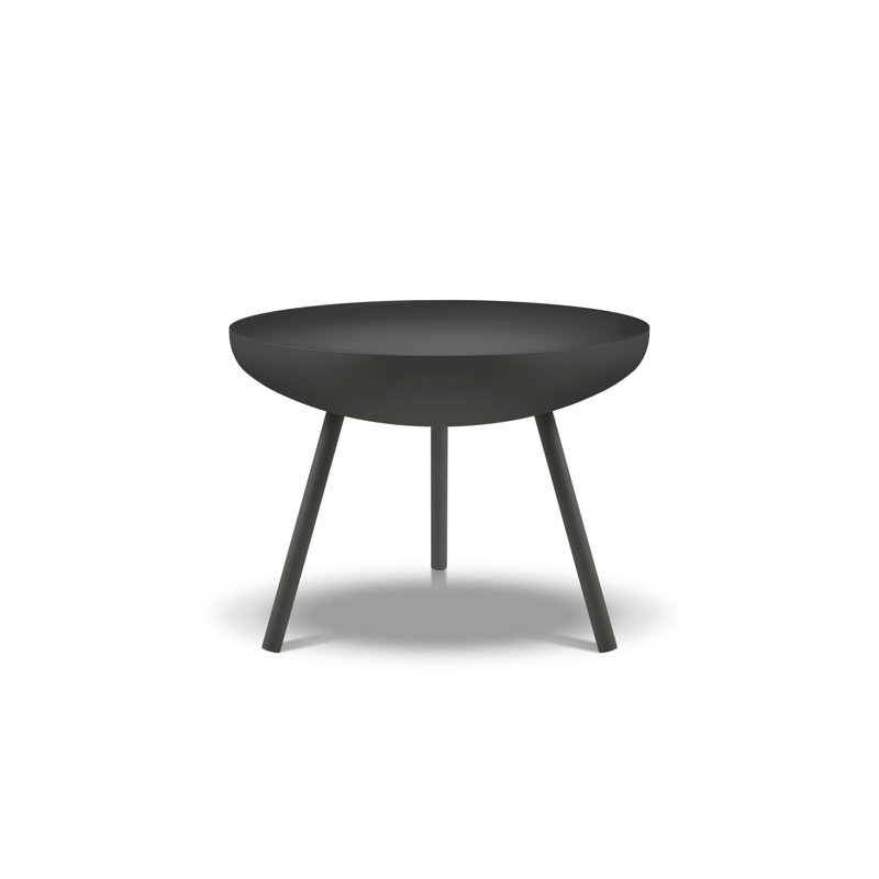 Round Steel Smokeless Fire Pit, 40cm H x 55cm W x 55cm D