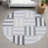 Machine Washable Indoor/Outdoor Aten ACN2332 Geometric Rug-1466087754