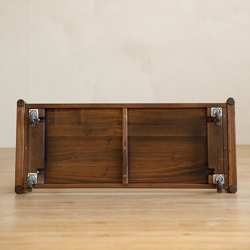 Walnut Coat Rack Large Capacity