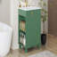 Meuble-lavabo 24 po avec lavabo, armoire de salle de bain avec tablette de porte, rangement latéral ouvert, structure en bois massif, porte à fermeture douce-418612857