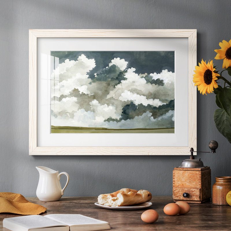 Vaste ciel neutre III, Blanc, H 28 po x l 42 po x P 1,5 po
