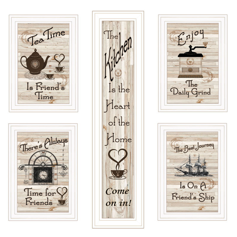 Vignette 5 pièces «Kitchen Friendship Collection», Blanc