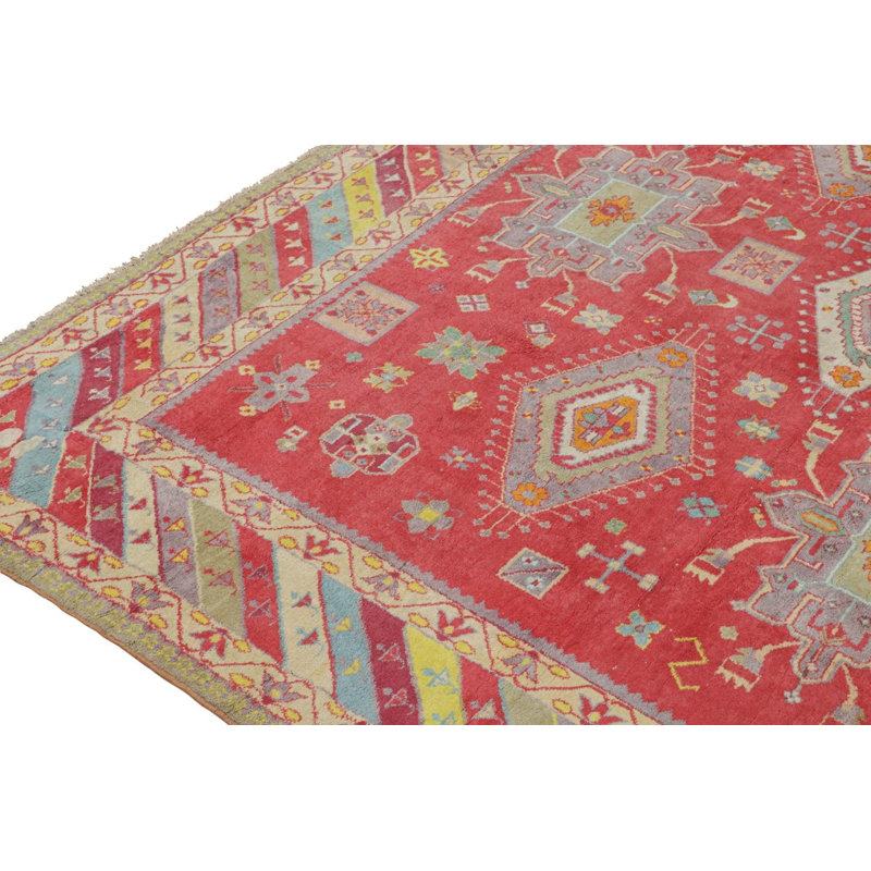 One-of-a-Kind Rectangle 9’6” x 11’8” Hand Knotted Area Rug