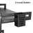 Omarr 27.6 in. W Iron Standard Baker's Rack with Microwave Compatibility