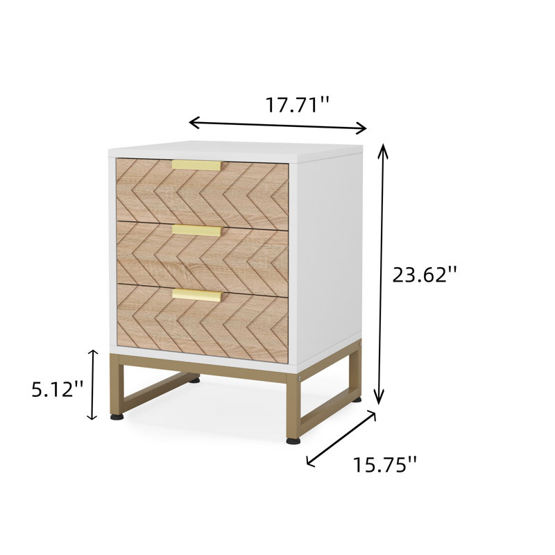 Deux ensembles de tables de chevet modernes