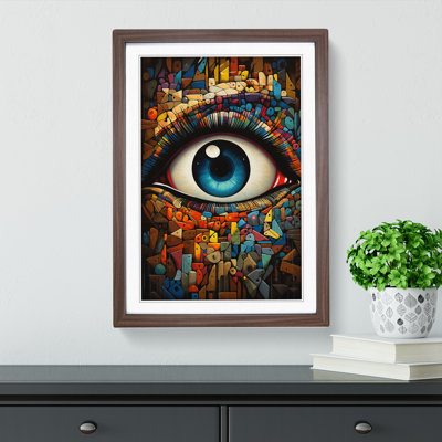 Eye Eye Orphism Art - Framed Print