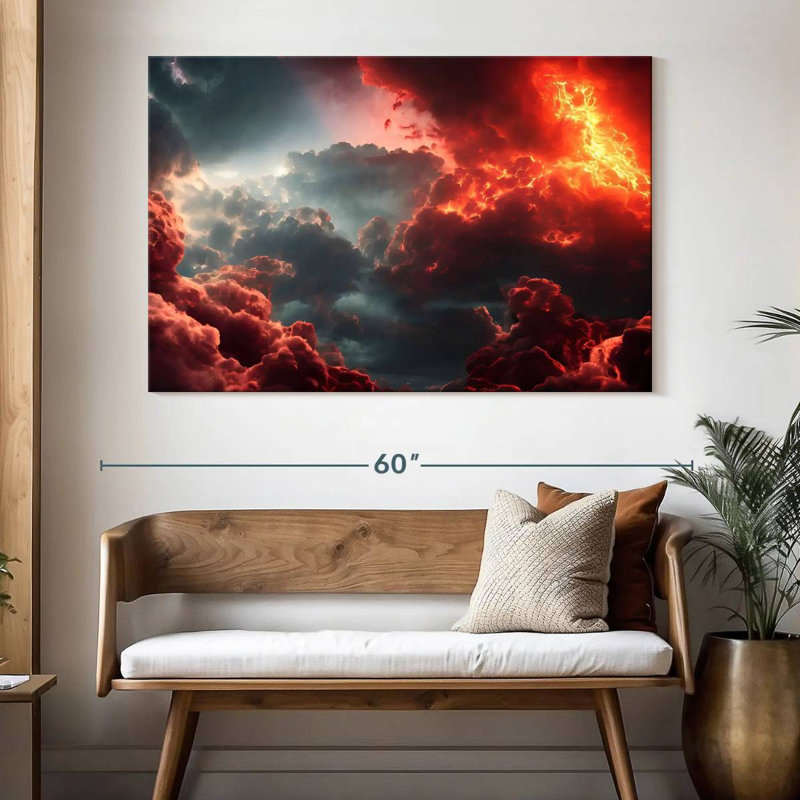 Final Battle Between Hell And Heaven VII, 34" H x 51" W