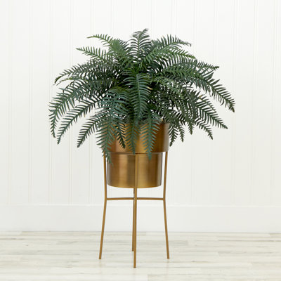 Triplett 34 " H Faux Fern Plant