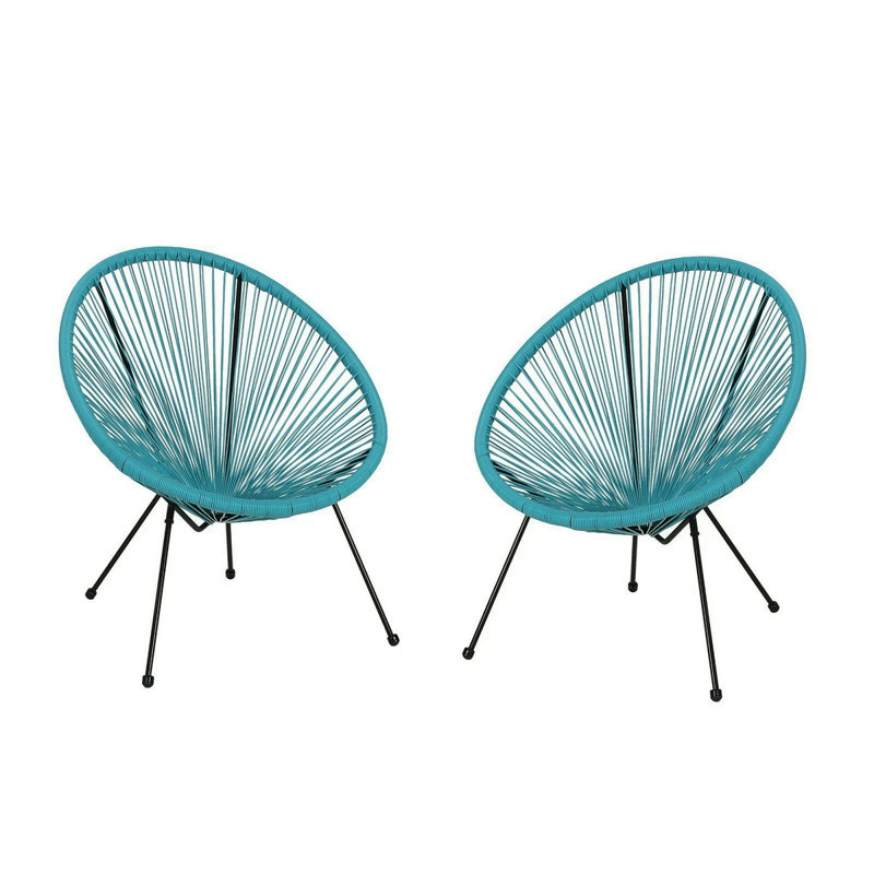 Chaise Anson (ensemble de 2) - Bleu sarcelle, Sarcelle