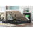Upholstered Platform Bed with LED Headboard