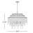 Marli 6 - Light Unique Tiered Chandelier with Beaded Accents-694184396