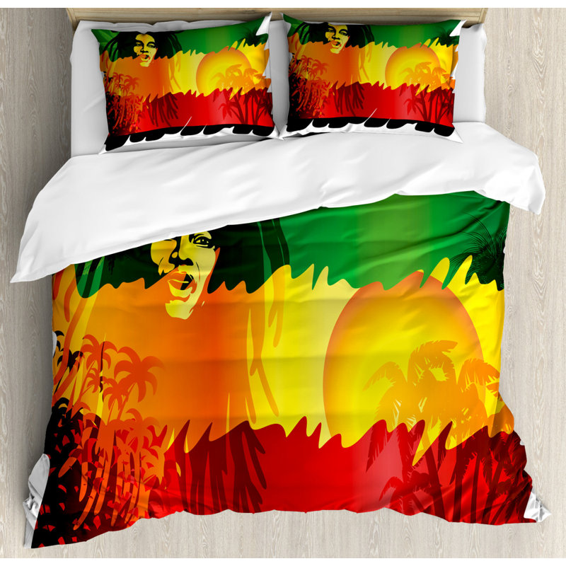 Jacquline Duvet Cover Set, 155 x 220 cm - 2 Pillowcases (80 x 80 cm)