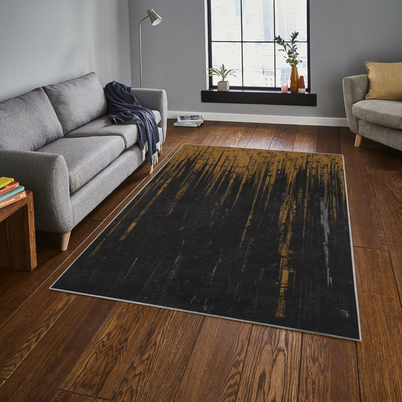 Premium Hall Carpet, 31.5 x 78.7 Inches | 100% Polyester, Antibacterial | 0.04 in Pile Height, Non-Slip Underside, Machine Washable | 3D Digital Printing | Ideal for Living Room & Entryway, Easy Maintenance