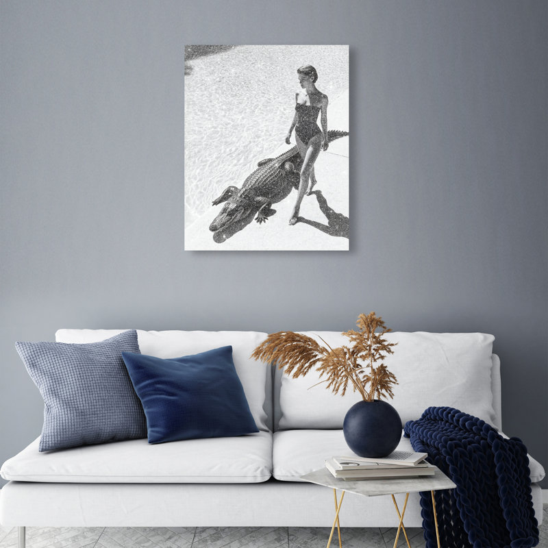 Reptilian Elegance II Print by Oliver Gal, 45"H x 36"W, Gallery Wrapped