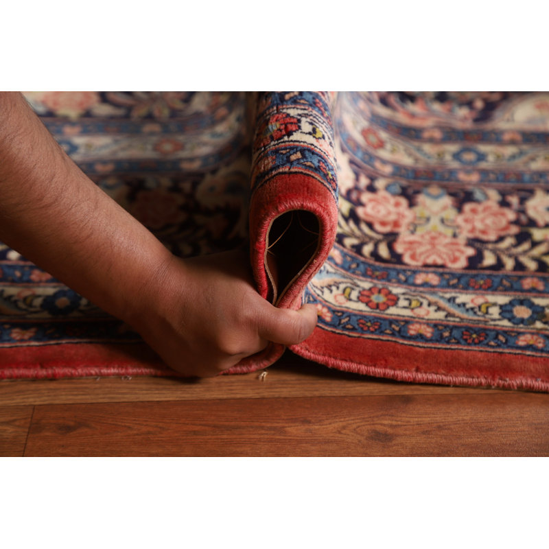 Tapis persan à motif végétal à motif de persans bidar 9 x 13
