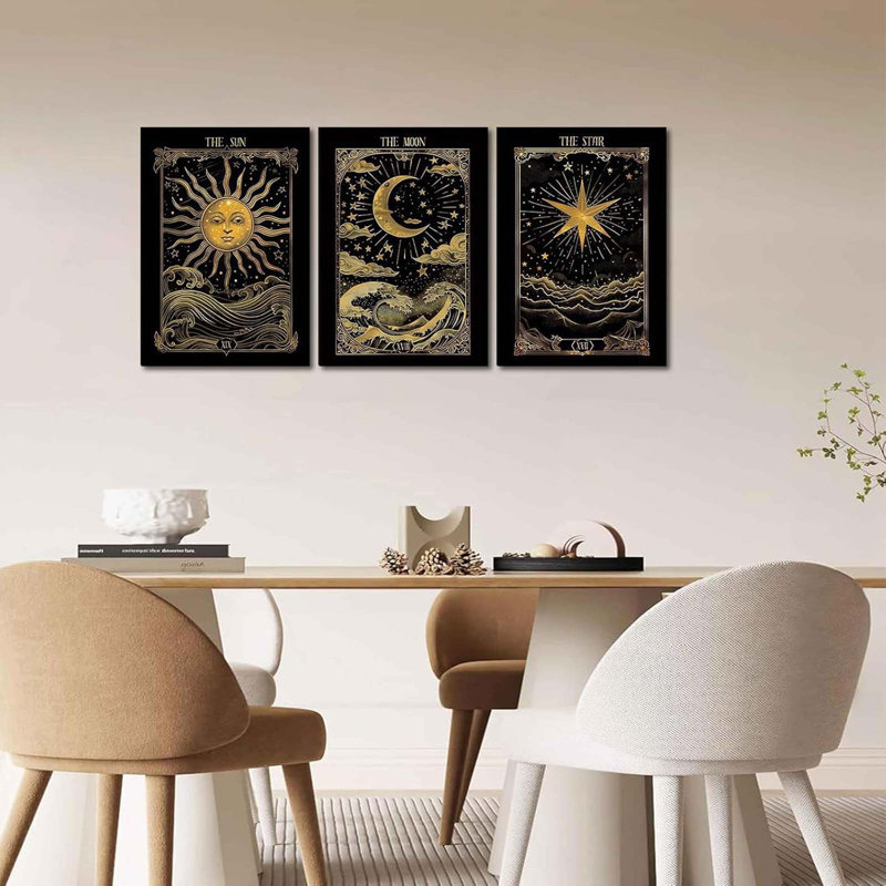 3 Piece Wrapped Canvas Print, 40 cm H x 30 cm W