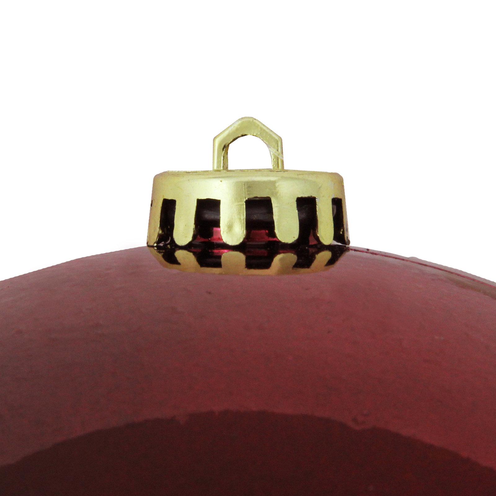 Shatterproof Bauble, 12" H x 12" W x 12" D, Burgundy