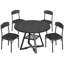 Ensemble de table ronde et quatre chaises-129473806