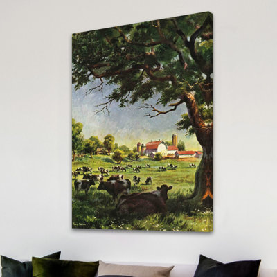 « betail farm », reproduction d’art sur toile tendue