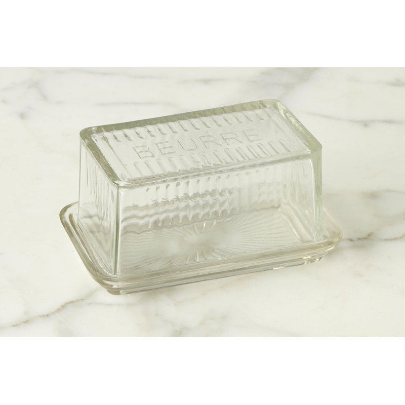 Bistro Glass Butter Dish