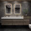 Meuble-lavabo mural double 104 po Albizu-69316023