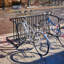 Support à vélo double face autoportant en métal, solution de rangement de vélos de qualité commerciale pour garage, rue, magasin et école