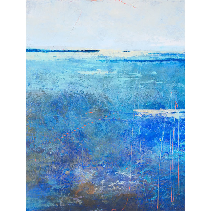 Arctic Tidings Print by Victoria Primicias, Black Framed Paper, 21.2" H x 17.2" W 