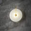 Siena - Marble Design LED Wall Light – Modern Round Marble Sconce with Gold Metal, Simple Night Lamp for Living Room, Bedroom & Hallway