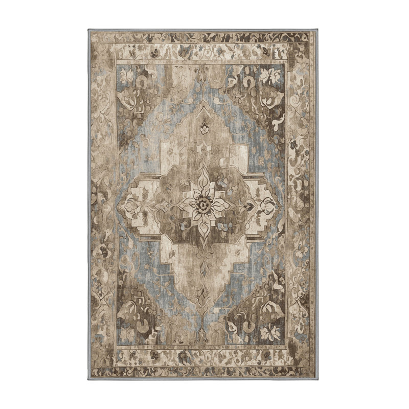 Elegant Mosaic Rug, Rectangle 2' x 3'
